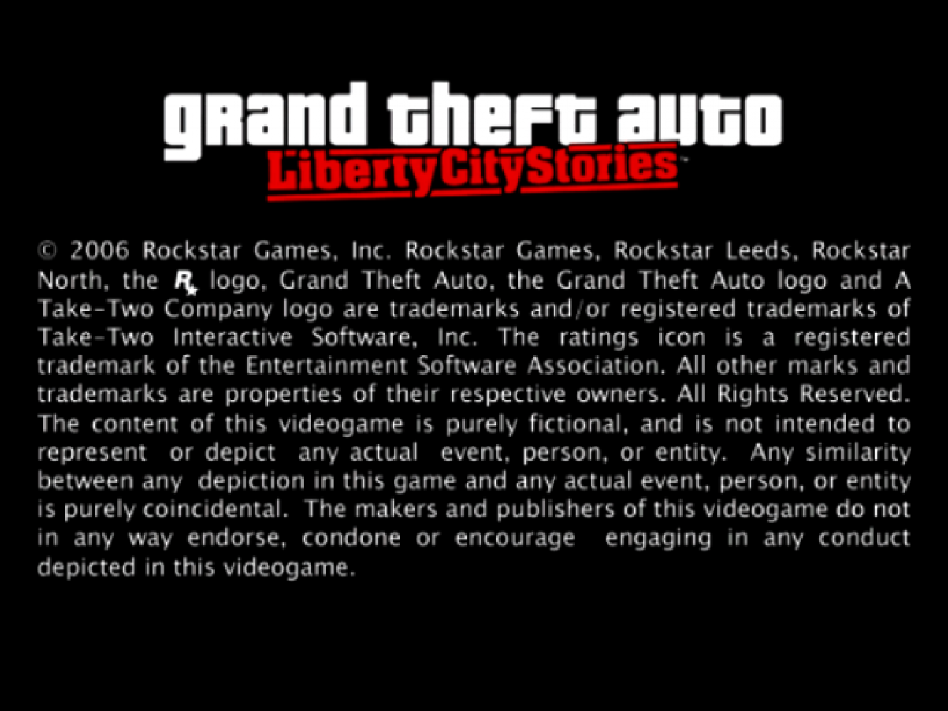 Grand Theft Auto - Liberty City Stories